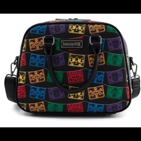 Loungefly 2 ITEMS BNBWT!!๐ COCO PAPER PAPILLON FLAGS MATCHING WALLET & PURSE! - Picture 3 of 10